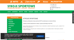 Desktop Screenshot of mettosport.eu